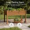 Best Choice Product 48x24x30in Raised Garden Bed, Elevated Wooden Planter for Yard w/ Foot Caps, Bed Liner